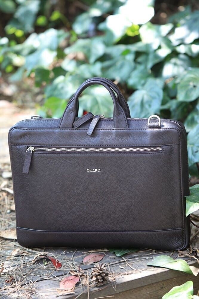 Guard Brown Leather Special Production Laptop and Briefcase  - Image 4