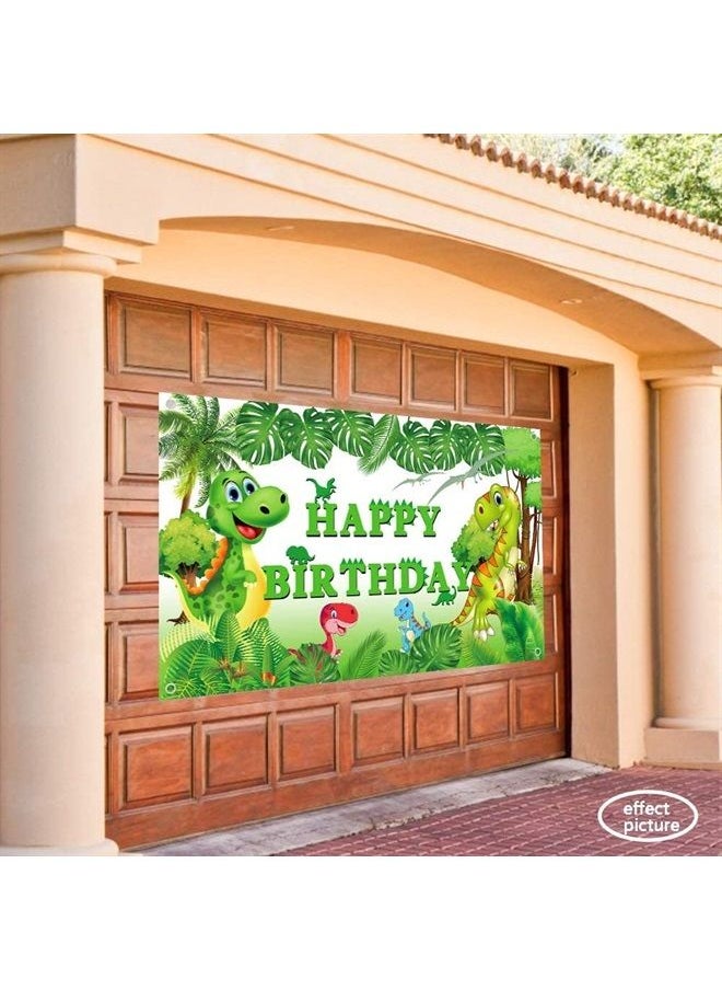 Ushinemi Dinosaur Birthday Backdrop for Kids Boys, Happy Birthday Backdrop Banner Party Decorations Supplies Sign, Green, 6 x 3.6 Feet - pzsku/ZDEE2A8916A4C53BE9535Z/45/_/1684059809/58c7143f-4f4f-4006-a685-ba50bd43f643