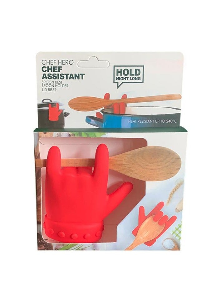 رافع غطاء الوعاء المقاوم للانسكاب، رافع غطاء الوعاء المصنوع من السيليكون، رافع غطاء الوعاء لتزيين أدوات المطبخ، حامل غطاء وعاء لطيف لمطبخ الحساء والمطعم - Image 5