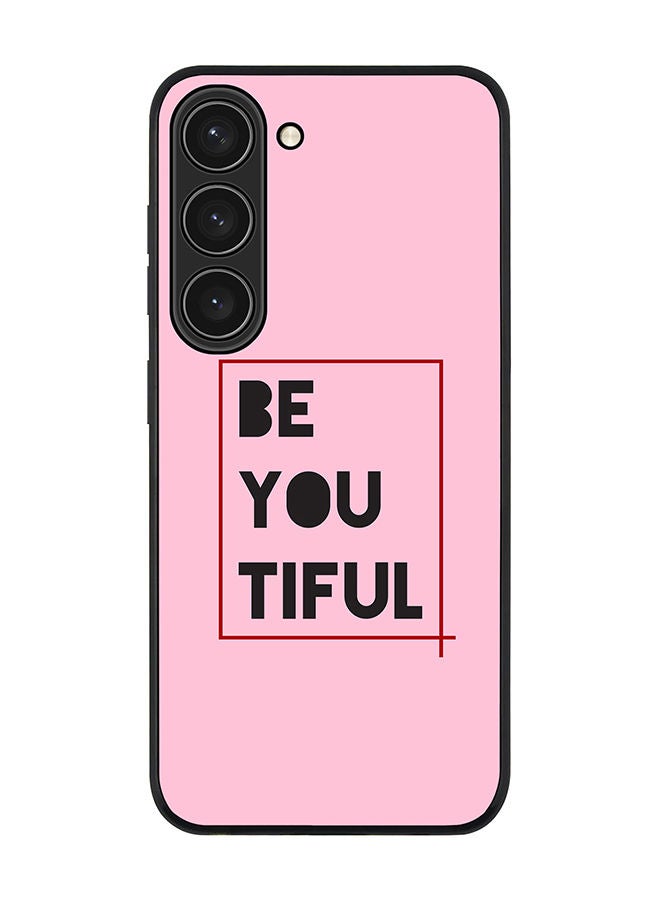 Stylizedd Rugged Black edge case for Samsung Galaxy S23 5G Slim fit Soft Case Flexible Rubber Edges Anti Drop TPU Gel Thin Cover - Beyoutiful - Image 1