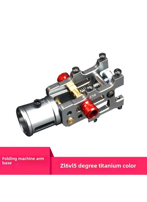 Chu Zhou CNC Metal Z16 22 25 30mm V1 Multi-axis UAV Automatic Folding Machine Arm/seat-Color:z16 V1 5 Degree Titanium