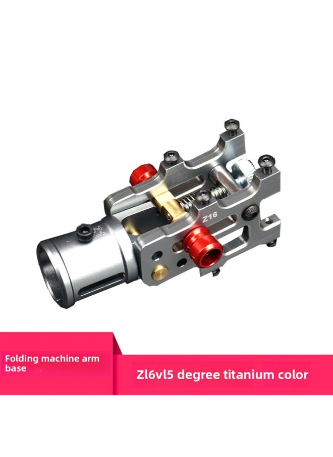 null - Chu Zhou CNC Metal Z16 22 25 30mm V1 Multi-axis UAV Automatic Folding Machine Arm/seat-Color:z16 V1 5 Degree Titanium - Image 1