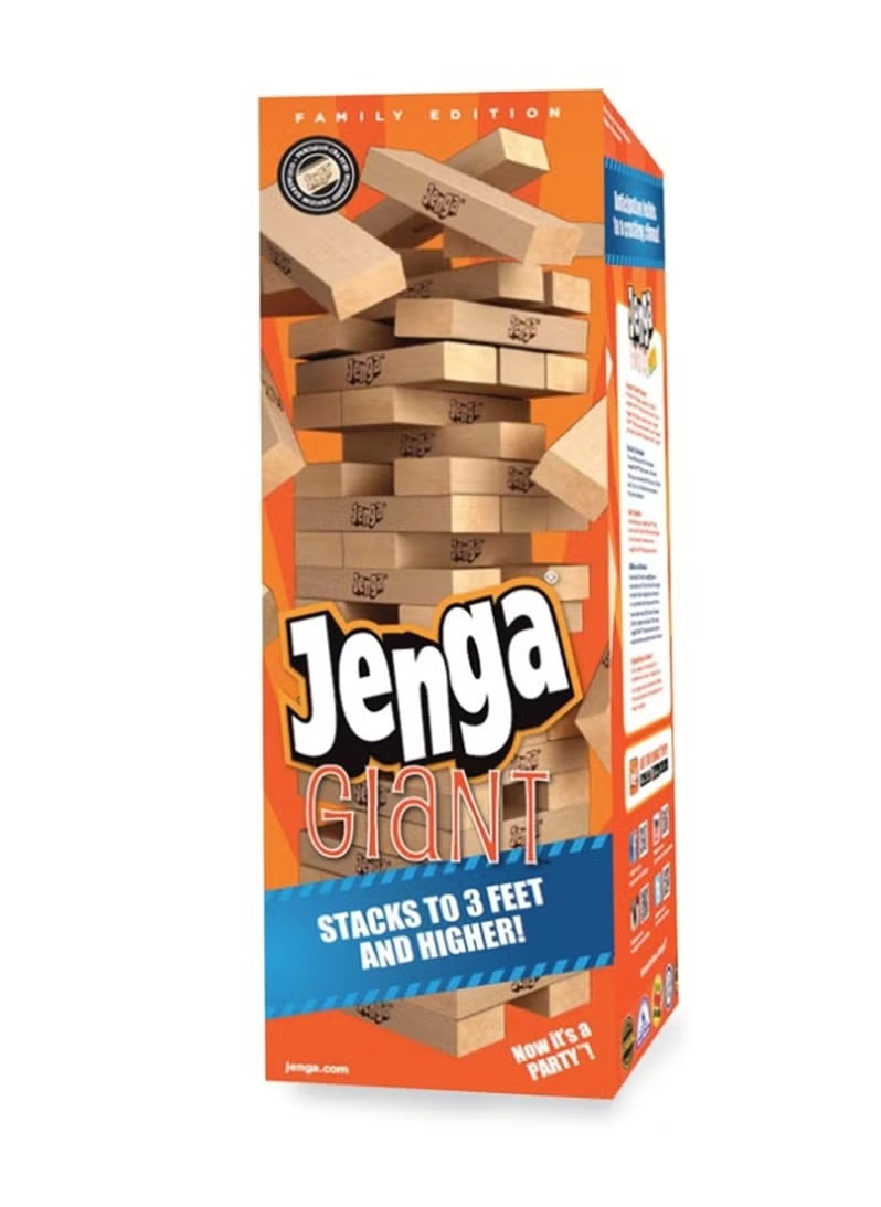 Mattel Games - 54-Piece Classic Jenga Stacking Block Kit 02  fun for kids - Image 1