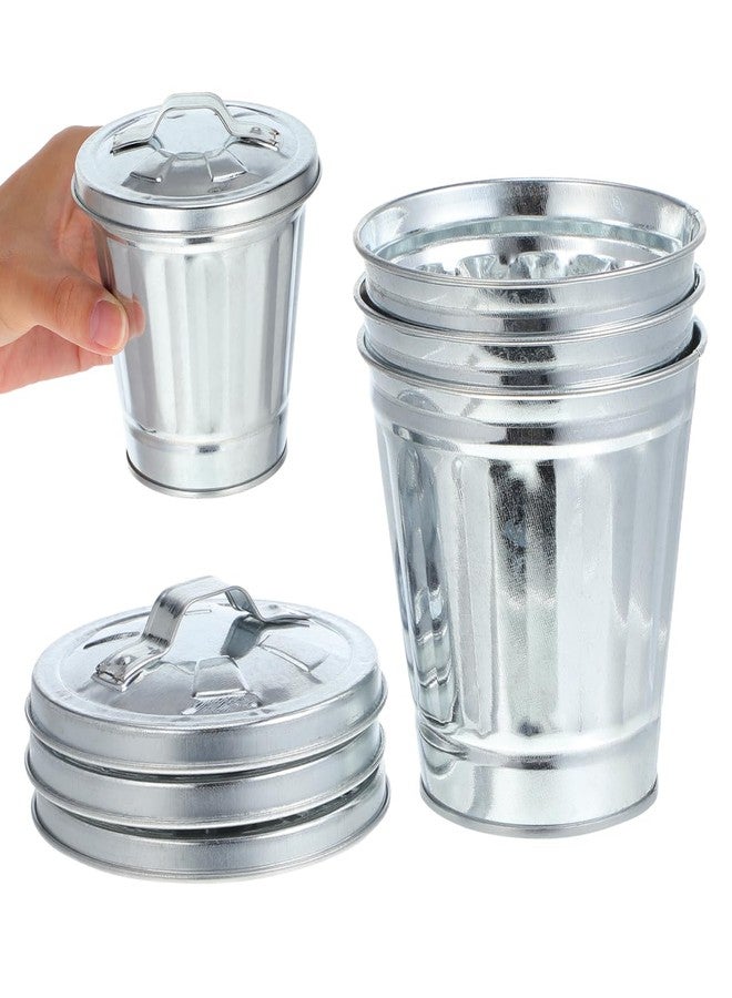 POPETPOP Mini Garbage Trash Pen Holder: 3pcs Tiny Recycle Bin Pencil Holder Flower Pot for Home Bedroom Kitchen Office Car - Image 1