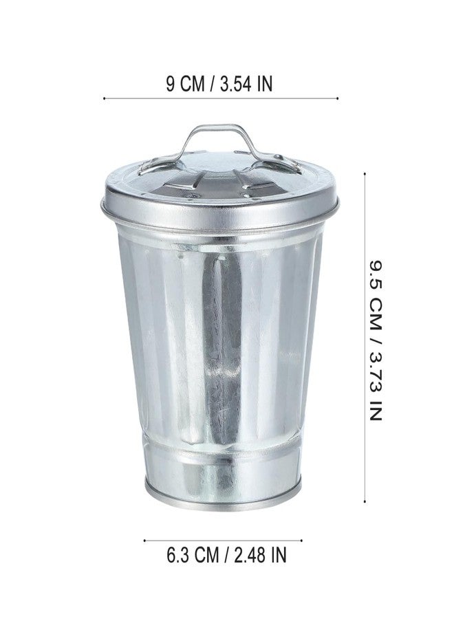POPETPOP Mini Garbage Trash Pen Holder: 3pcs Tiny Recycle Bin Pencil Holder Flower Pot for Home Bedroom Kitchen Office Car - Image 4