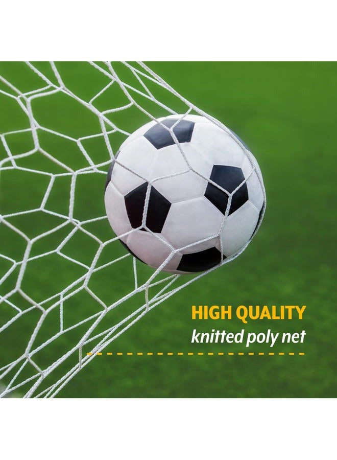PUGG 2.5 Foot Pop Up Soccer Goal, Portable Training Football Knitted Poly Net Equipment, The Original Pickup Game Goal, Includes Two Goals & Bag - Image 5