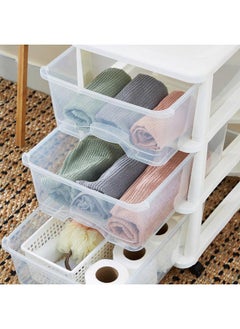 KEVIN 3 Tier Drawer Set With Wheels 44X33X59 Cm  - Image 3