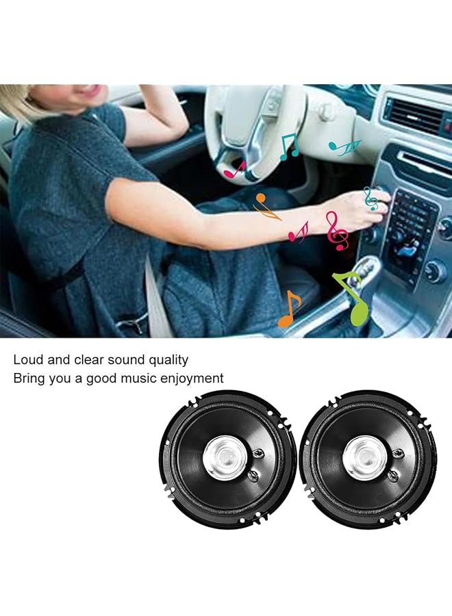 Generic Pistol Car Audio Speakers 6-Inch Dual Cone 450W Max Power – Audio Systems Pl450D High-Performance Car Speakers For Enhanced Music Quality  - Image 3