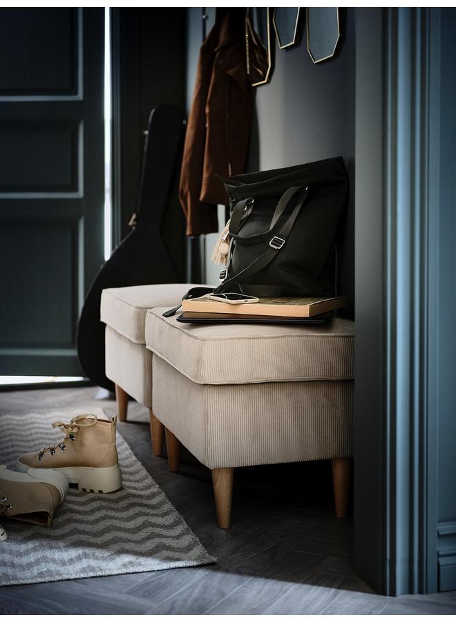 erorex Footstool, Kelinge Beige - Image 2