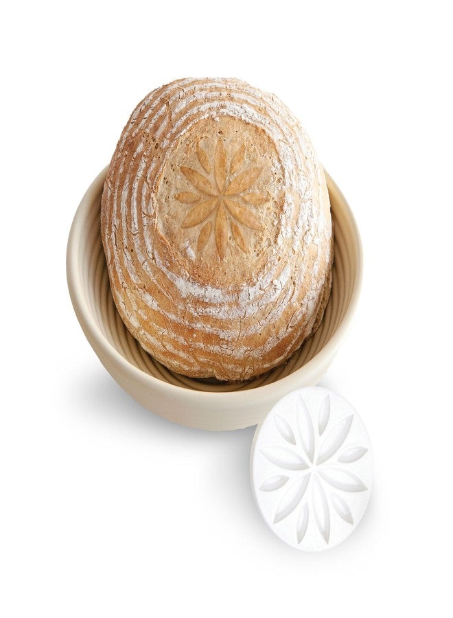 Talisman Designs Decorating Embosser | 9-Inch Warmer Basket | Dough Proofing, Box Bowls | Create, Perfect Crust & Shaped Bread Loaves - Image 1