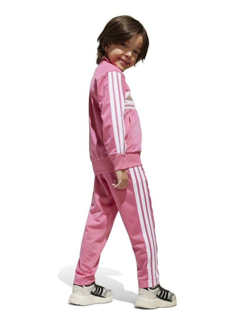 Adidas Seasonal Essentials Tiberio 3-Stripes Tricot Track Suit Kids - Image 2
