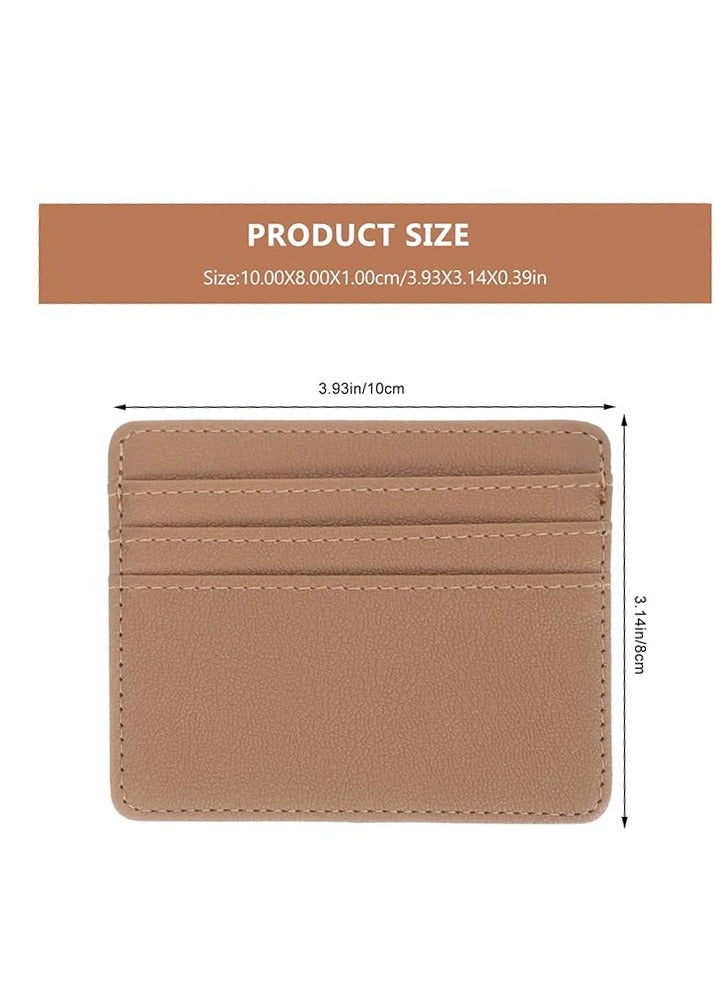 محفظة بطاقات عمل جلدية بطبعة سحلية وحامل بطاقات بنكية متعدد الوظائف - Image 2