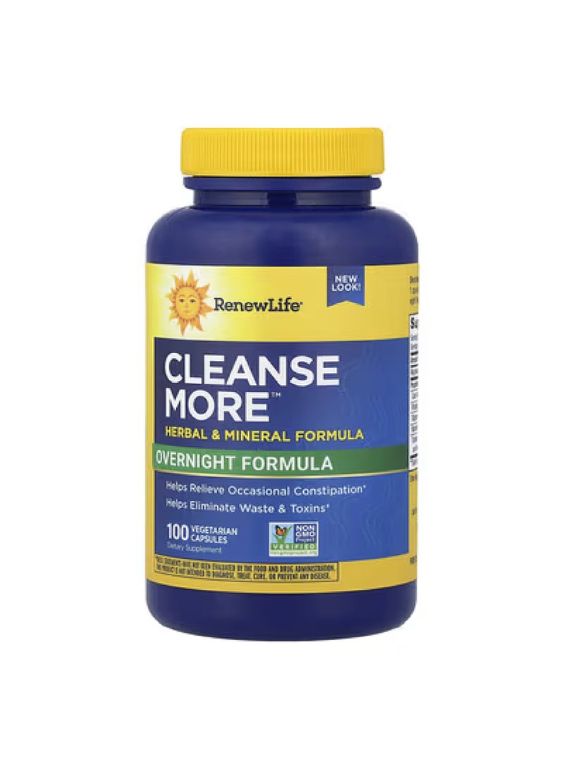 Cleanse More™، 100 كبسولة نباتية