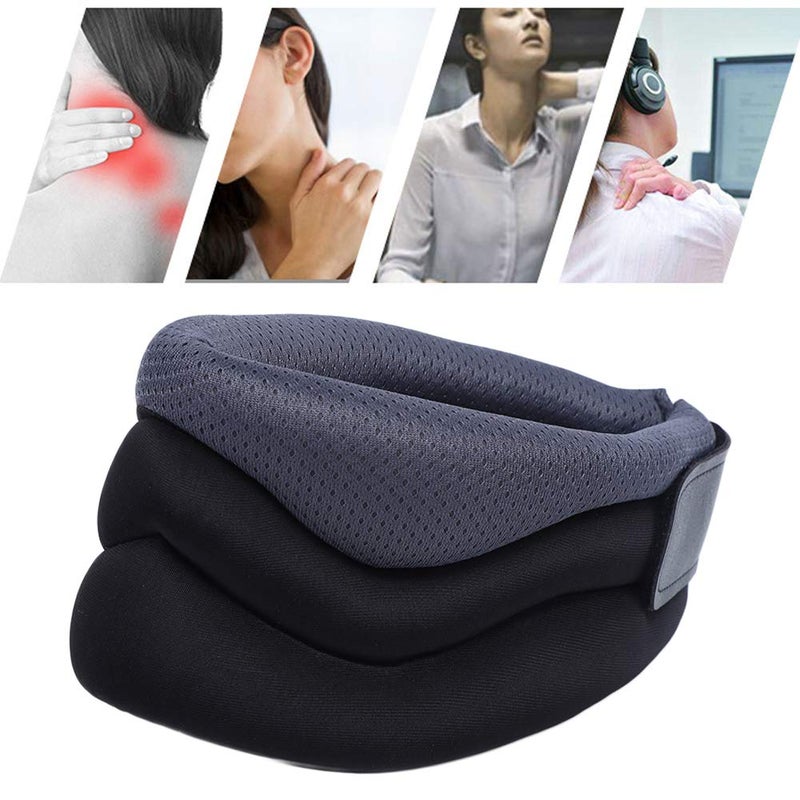 klarako Neck Traction, klarako Breathable Cervical Traction Appliance Neck Decompression Protection Posture Corrector Pillow Neck Support Stretcher for Instant Neck Pain Relief(grey) - Image 5