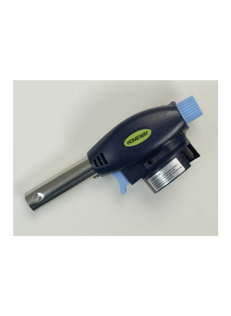 Homeway Camping Flame Spray Gun with Adjustable Flame Control, Portable Gas Torch for Cooking, BBQ, Camping & DIY Applications, Up to 1300°C Heat, HW3994, Blue - Image 2