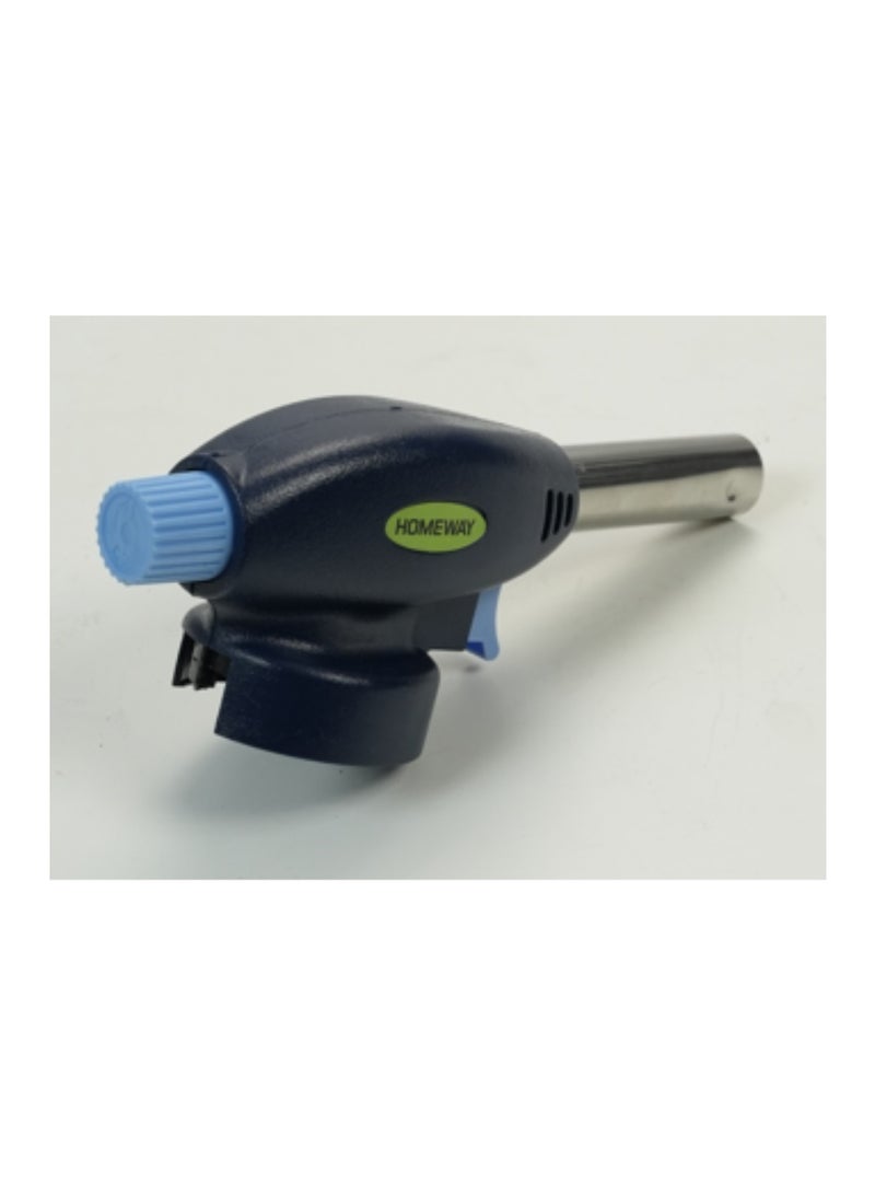 Homeway Camping Flame Spray Gun with Adjustable Flame Control, Portable Gas Torch for Cooking, BBQ, Camping & DIY Applications, Up to 1300°C Heat, HW3994, Blue - Image 1