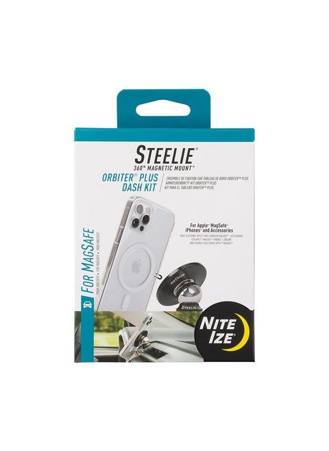 Steelie Orbiter Plus Dash Kit, Compatable With MagSafe Car Mount for iPhone 12, 13, Pro Max, Mini