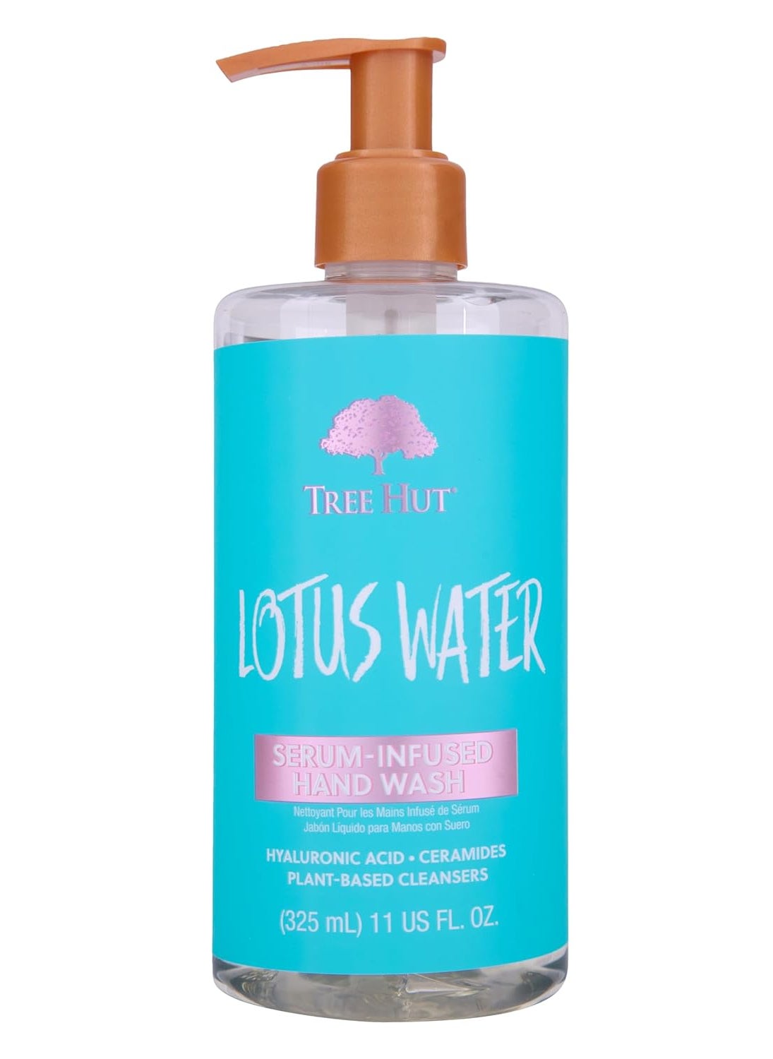 Tree Hut Tree Hut Lotus Water Serum Infused Hand Wash  Nourish  Hydrate Hands with Strengthening Skin Care  Long Lasting Scent  Cleanse  Lock in Moisture  11 fl oz 