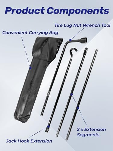 Xongjojo Upgraded Tundra/Sequoia Heavy Duty Spare Tire Tool Kit Compatible with 2007-2021 Tundra, 2008-2021 Sequoia OEM Replacement - Image 5