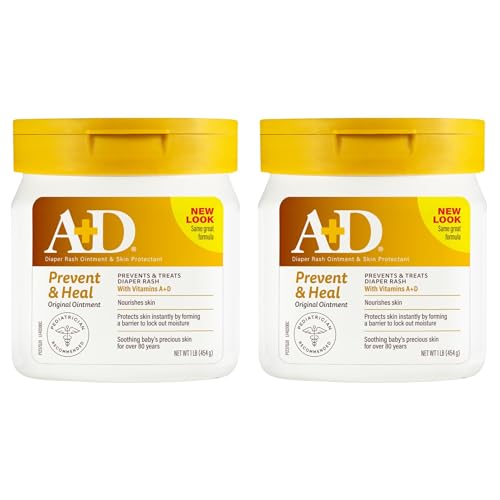 AD Original Diaper Rash Ointment 1 Pound Jar Pack of 2