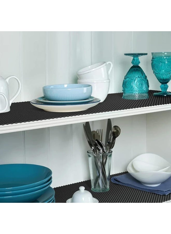 Generic valueable 1 Heavy-duty rubber shelf and drawer liner - non-slip and easy to cut - 2m x 45cm - helps protect surfaces and organize contents - suitable for kitchen cabinets, refrigerators, car closets, and trunks - fits various washing machine sizes - Image 2