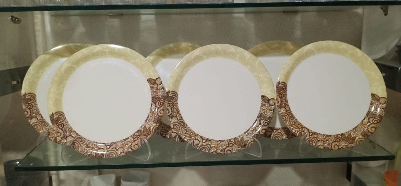 URMILA PLASTIC® Exclusive Melamine Dinner Plate with Premium Design Full Size Plate (11 inches) (H 13, 3) - Image 3