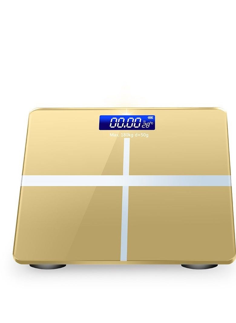 KUYING - Weight Scale Household Electronic Scale Adult Circular Weight Loss Scale Cute Charging Student Scale Human Scale - Image 1