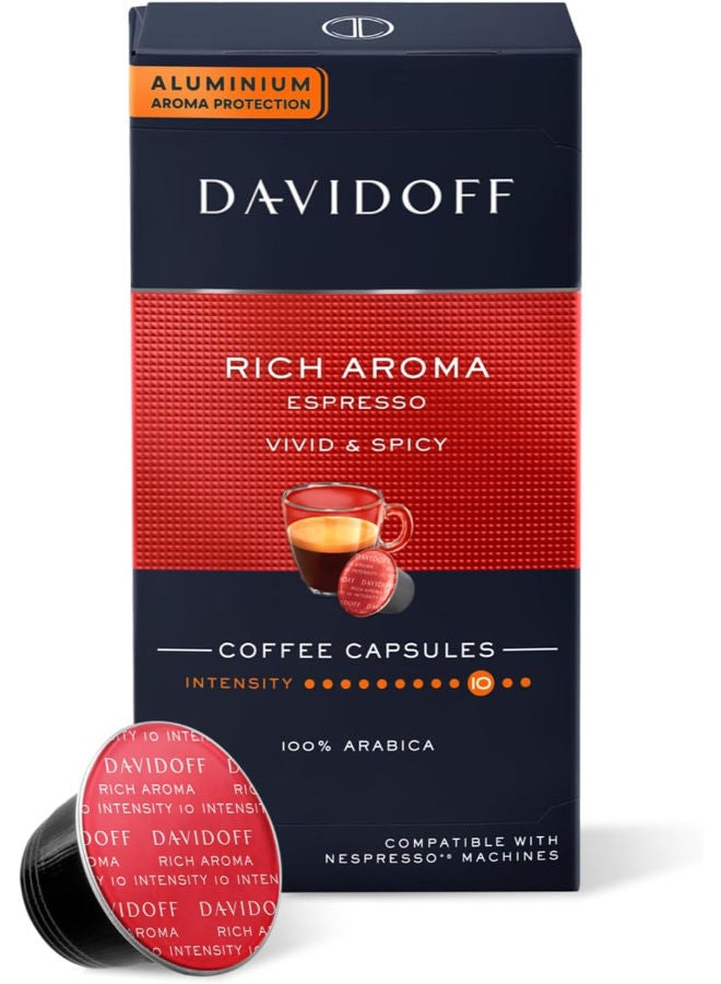 دافيدوف كبسولات قهوة غنية برائحة عطرية من دافيدوف، ريتش اروما  5 جرام - Image 1