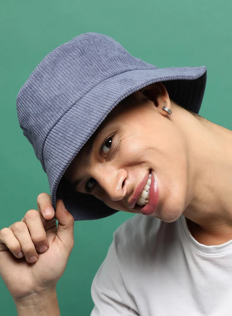 Haute Sauce Blue Striped Bucket Hat