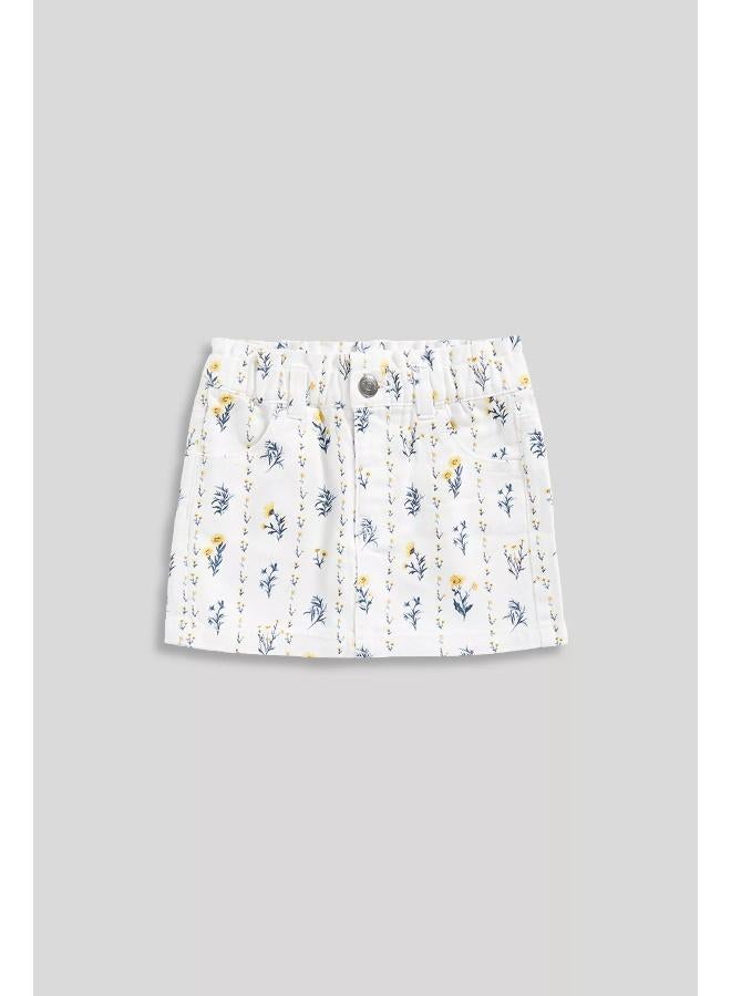 mothercare Floral Denim Skirt  - Image 1