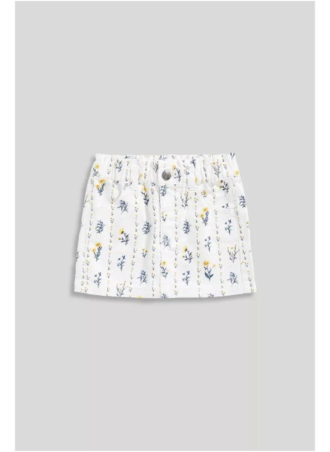 mothercare Floral Denim Skirt