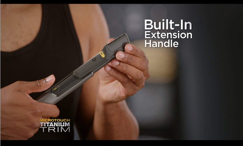 Micro Touch Titanium Trim, Lighted Hair Cutting Tool and Body Groomer - Image 2