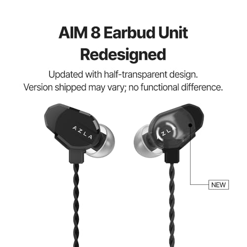 AZLA AIM8 Wired Earphone with Microphone, Gaming Earbuds with FPS Audio Profiles, Clear Mic for PC, PS5, Xbox, and More – Plug & Play Compatibility, IEM for Gaming - Image 2