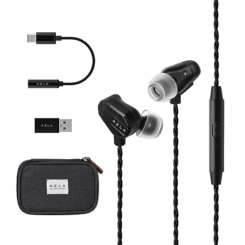 AZLA AIM8 Wired Earphone with Microphone, Gaming Earbuds with FPS Audio Profiles, Clear Mic for PC, PS5, Xbox, and More – Plug & Play Compatibility, IEM for Gaming - Image 1