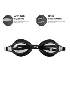 TYR Blend Corrective Optical Swimming Goggles 4 (Smokeclear)  - Image 3