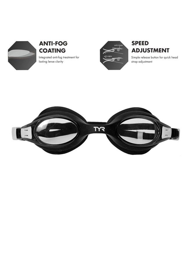 TYR Blend Corrective Optical Swimming Goggles 4 (Smokeclear) - Image 3