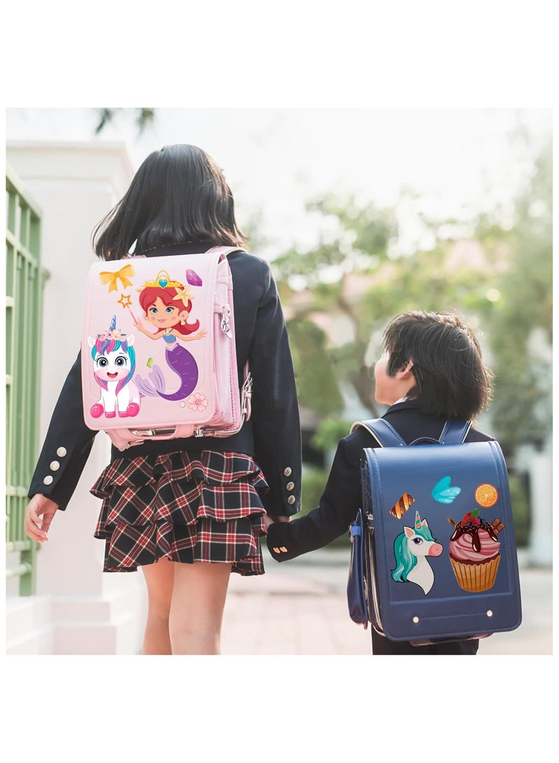 24 Sheets Valentine Gift for Kids Unicorn Kids Stickers Make-a-face Stickers Make Your Own Sticker Sheets for Toddlers Gifts Kids Party Favor Supplies Craft - Image 5