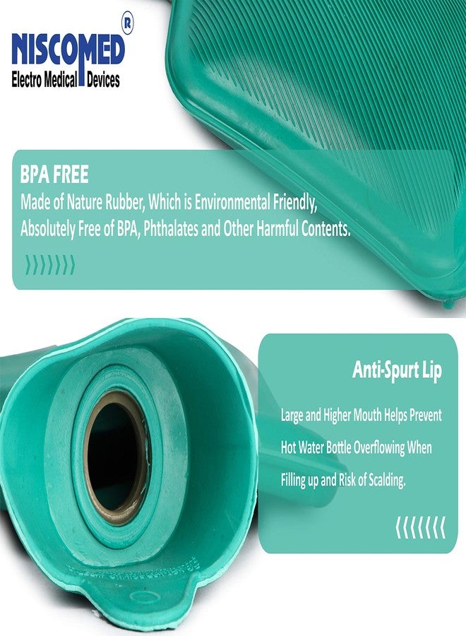 Niscomed HWB-01B Non-electrical 2 L Hot Water Bag (Green) - Image 4