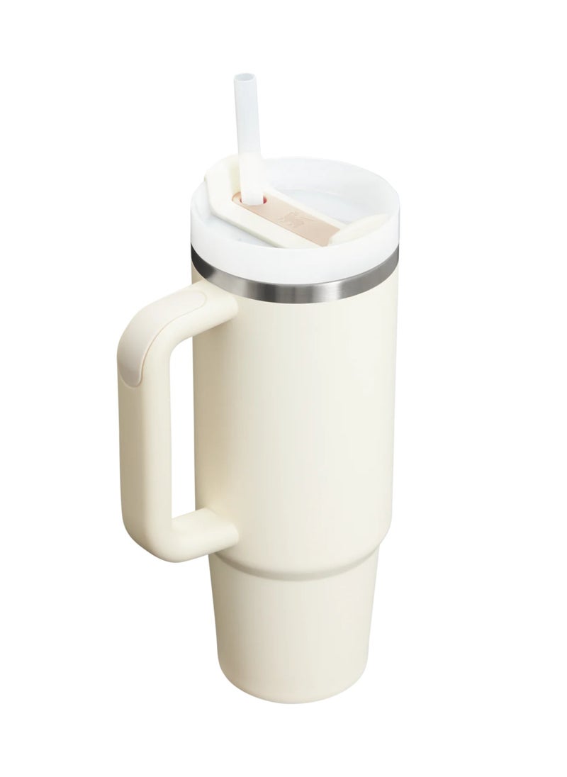 Stanley - Stanley cup Stainless Steel with Lid and Straw for Water Iced Tea,Coffee and Smoothie,887ml-Cream 2.0 - Image 1