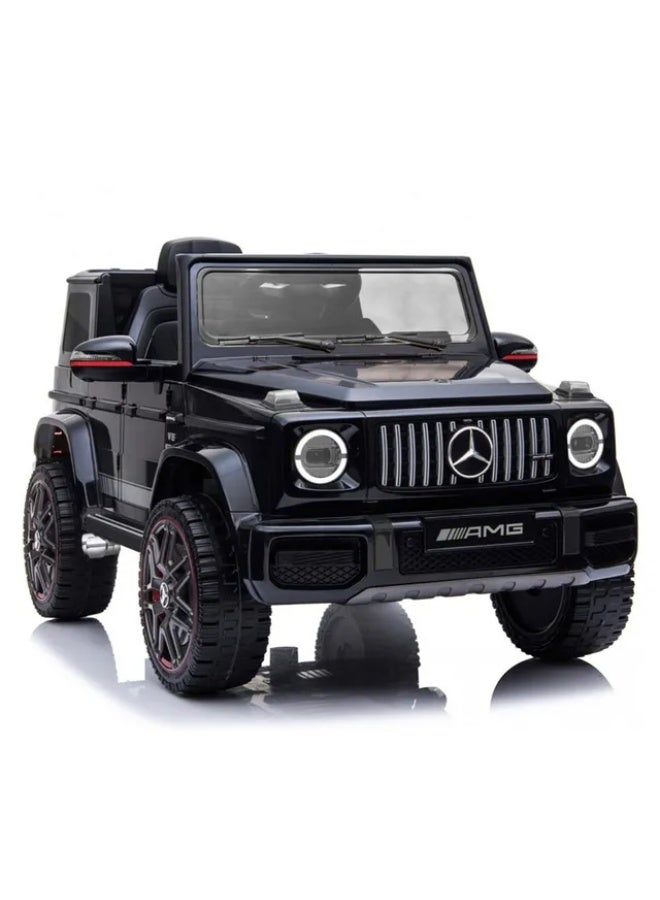 Mercedes-Benz G63 12V Battery Ride On Car with Remote Control for Kids,with EVA wheels , Suspension System, Openable Doors, LED Lights, Music MP3 Player -BLACK - Image 3