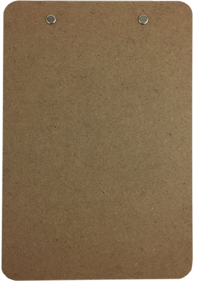 Trade Quest Memo Size 6'' x 9'' Clipboard Low Profile Clip Hardboard (Pack of 6) - Image 5