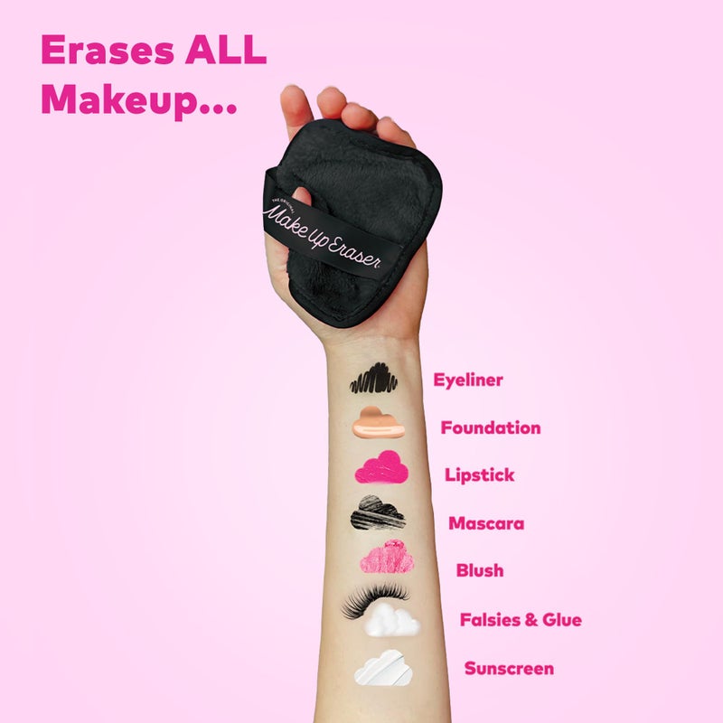 Makeup Eraser The Original MakeUp Eraser, 7-Day Set, Erase All Makeup With Just Water, Including Waterproof Mascara, Eyeliner, Foundation, Lipstick, Sunscreen, and More! Squad Ghouls, 7ct. - Image 5