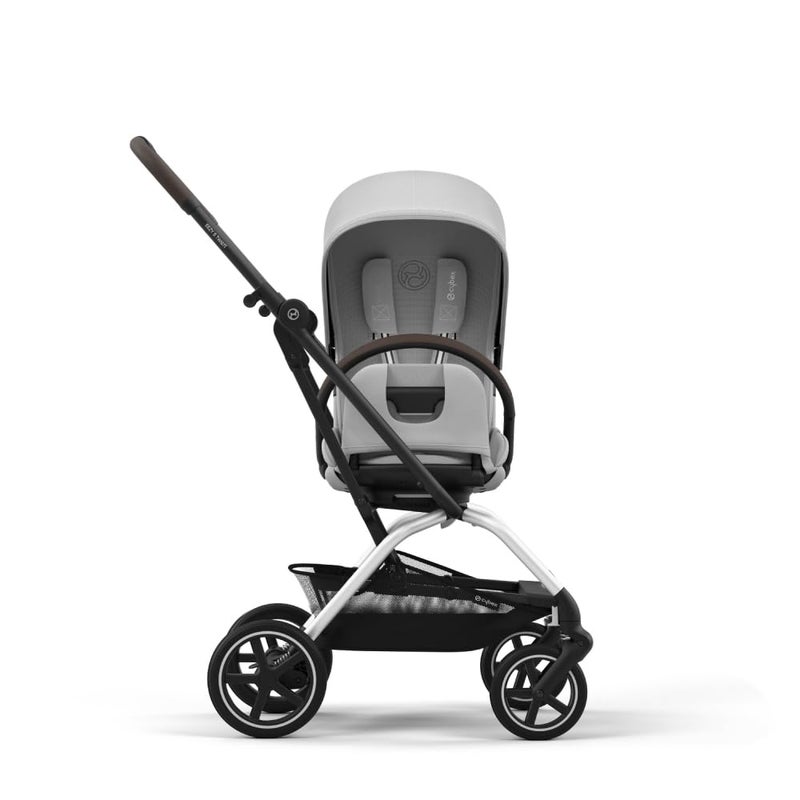 cybex CYBEX Eezy S Twist 2 V2 Baby Stroller with 360 Rotating Seat for Infants 6 Months and Up Compatible with CYBEX Car Seats Fog Grey 