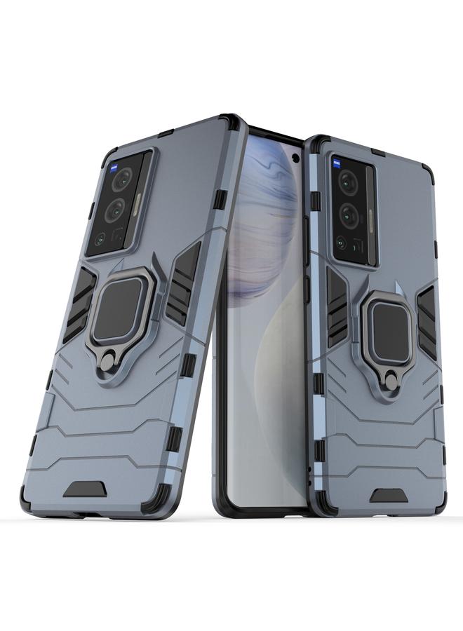 إيروريكس جراب لهاتف vivo X70 Pro مقاوم للصدمات من البولي كربونات + جراب واقٍ من مادة TPU مع حامل حلقي مغناطيسي - Image 1