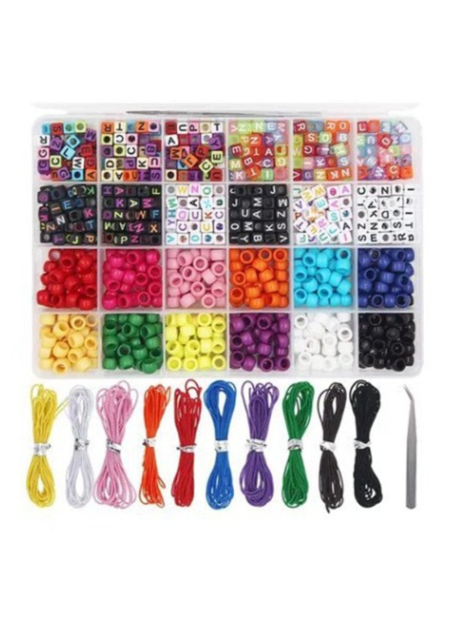 24-Grid Girls Diy Jewelry Beads Personality Letter Free Combination Handmade Necklace Maker Tool Kits Gift For Daughter - Image 1