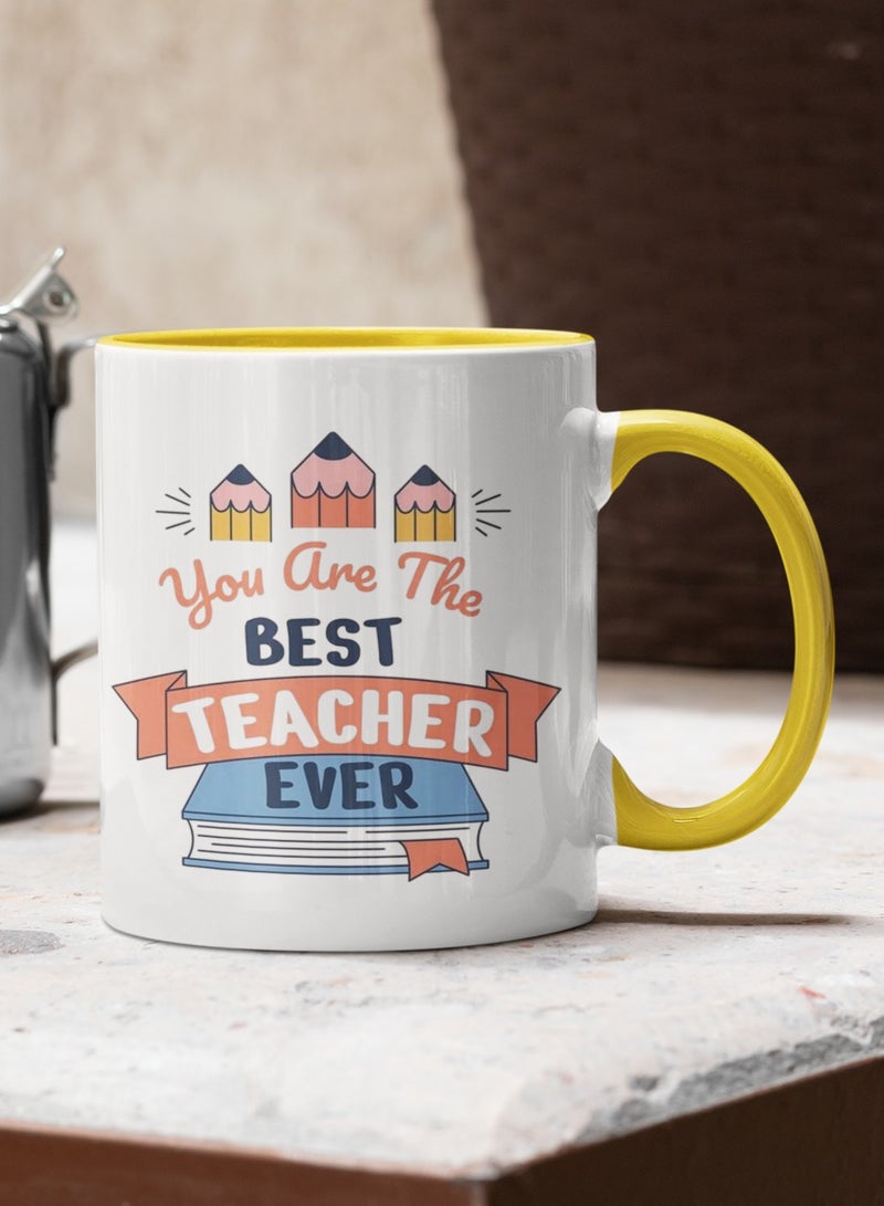 ZOOM "Best Teacher Ever" Ceramic Mug