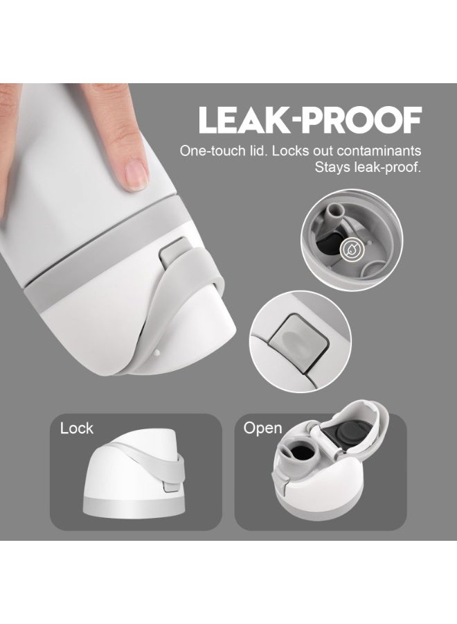 Replacement Lid Compatible with Owala Freesip | One-Button Leak-Proof Water Bottle Top Cap for 16oz 24oz 32oz 40oz Cups & 25oz Tritan Bottle, BPA-Free Accessory - Image 3