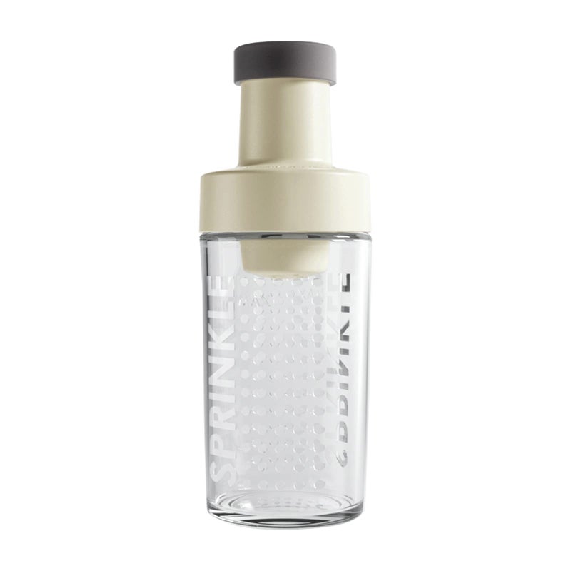 TINMIX TINMIX Sugar Dispenser Bottle - Glass Sugar Shaker for Coffee, Cereal, Tea & Baking with Pouring Spout and Lid, 8.5oz - Image 1