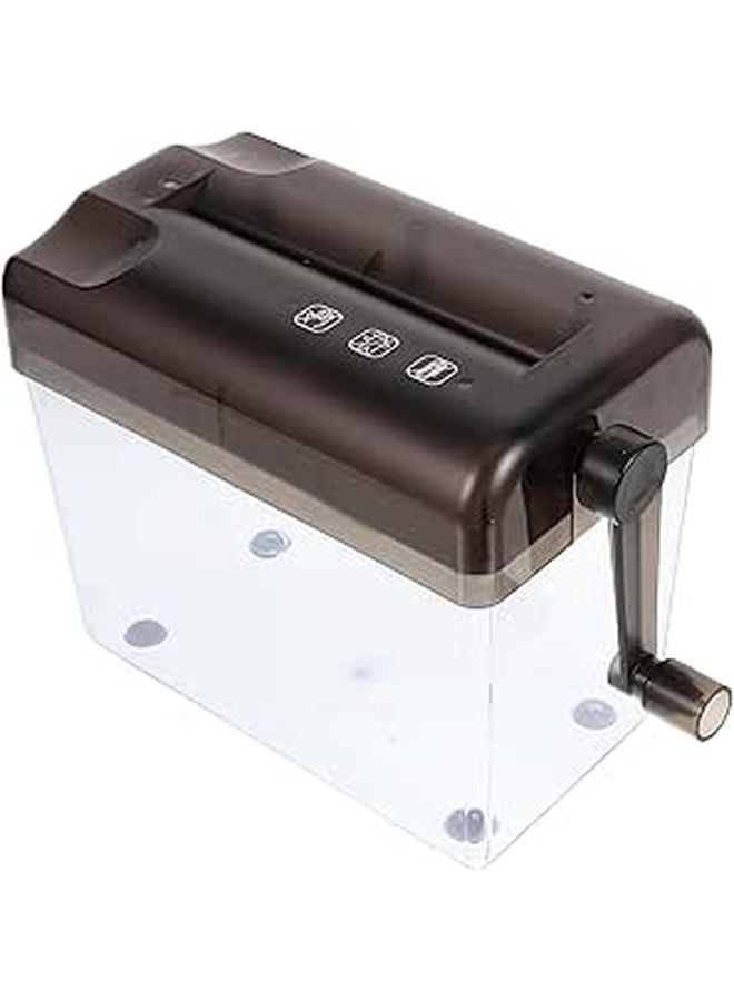 آلة تمزيق ورق يدوية مكتبية A6 مع كرنك يدوي للتخلص من مستندات المنزل والمكتب - Image 1