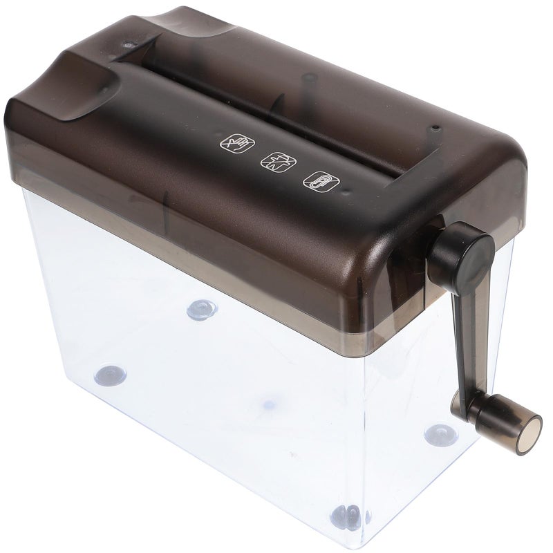 آلة تمزيق ورق يدوية مكتبية A6 مع كرنك يدوي للتخلص من مستندات المنزل والمكتب - Image 2